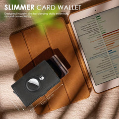 Men's Auto Pop Up Card Holder with Tracker Case
