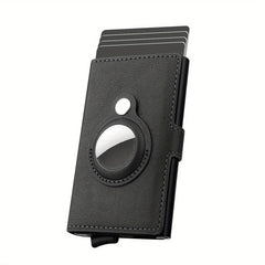 Men's Auto Pop Up Card Holder with Tracker Case
