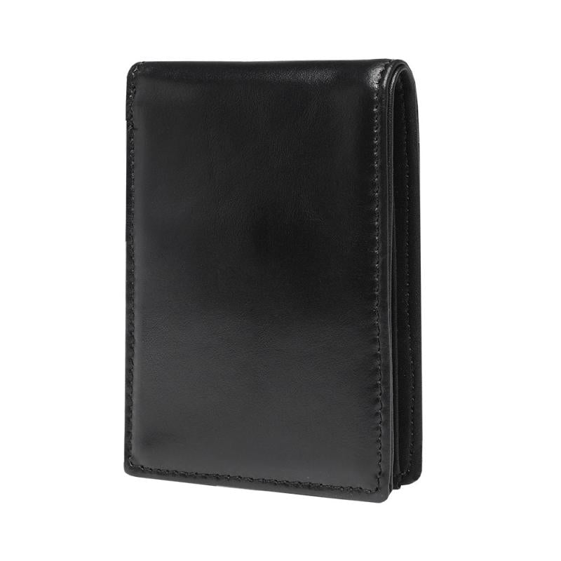 Leather Men Credit Card Holder Wallet Money Clip 6 Card Slots
