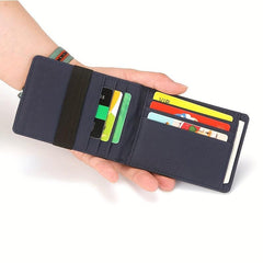 Men's RFID Blocking Card Holder Money Clip Wallet