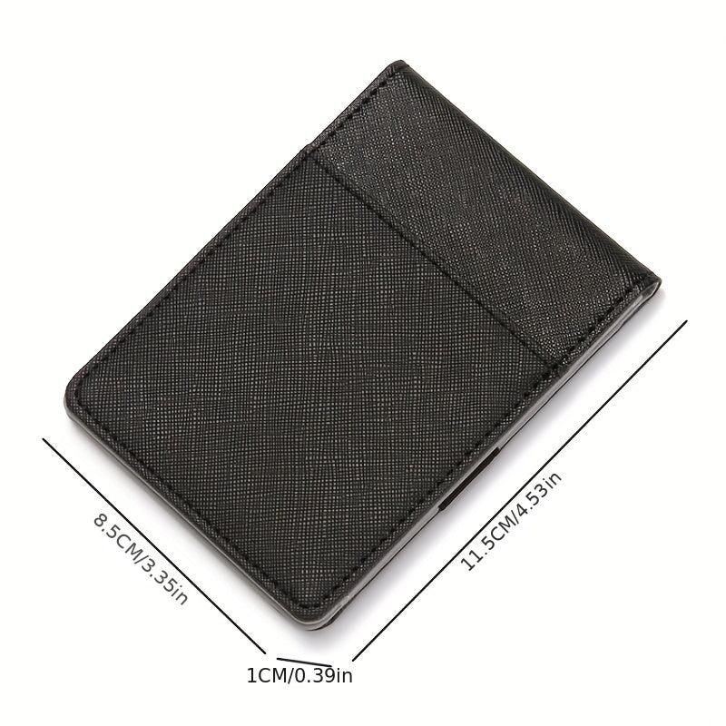 Men's RFID Blocking Card Holder Money Clip Wallet
