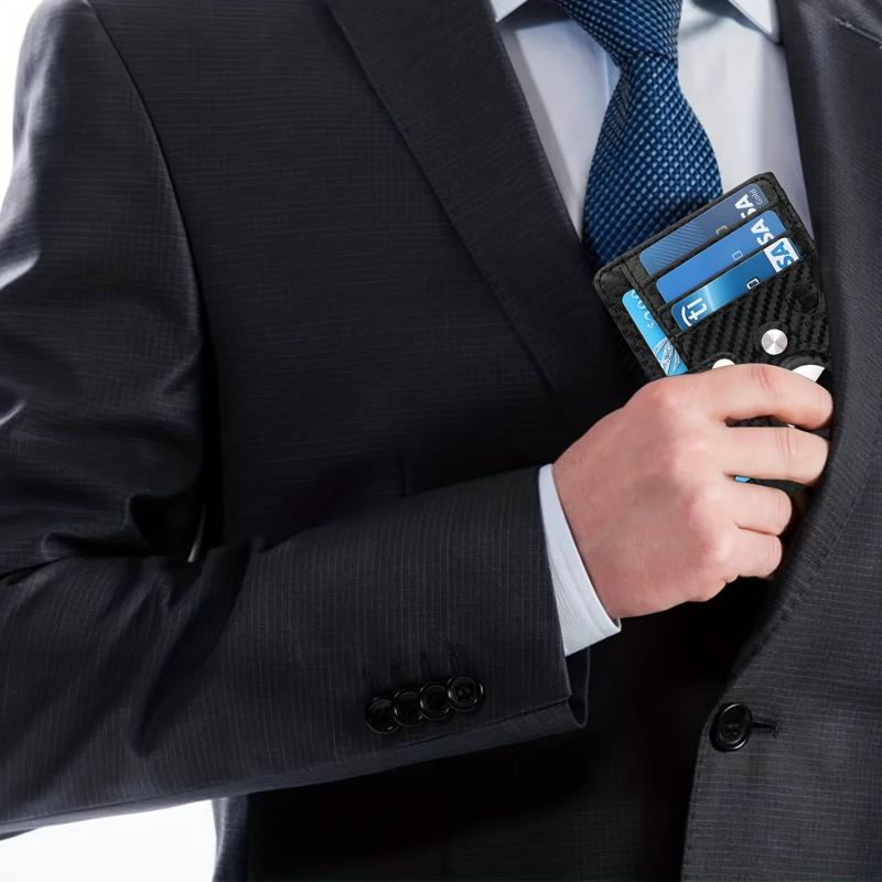 Minimalist Men's Wallet with Money Clip