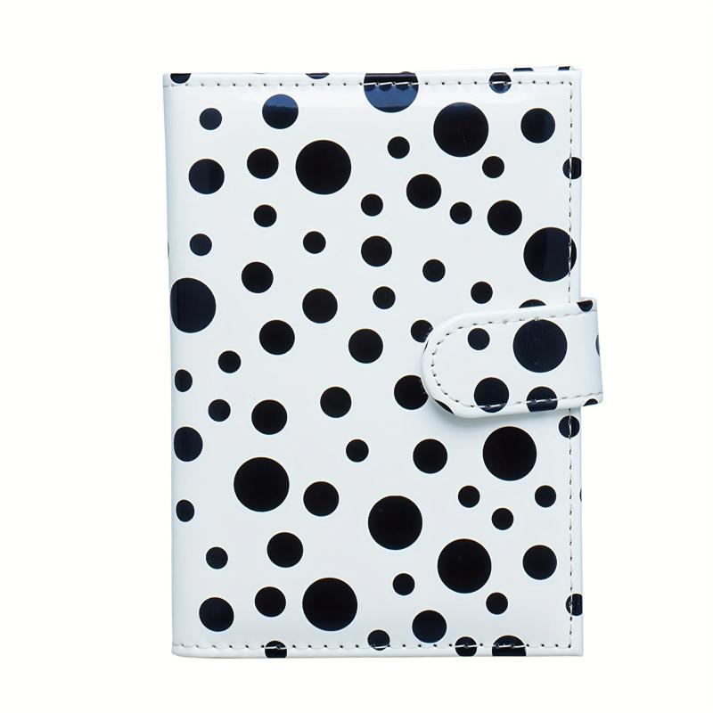 Men's Small Dot Passport Holder with 3 Card Slots