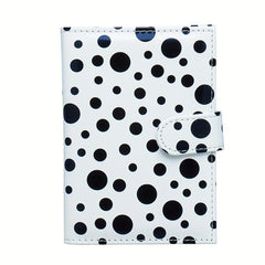 Men's Small Dot Passport Holder with 3 Card Slots