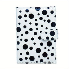 Men's Small Dot Passport Holder with 3 Card Slots