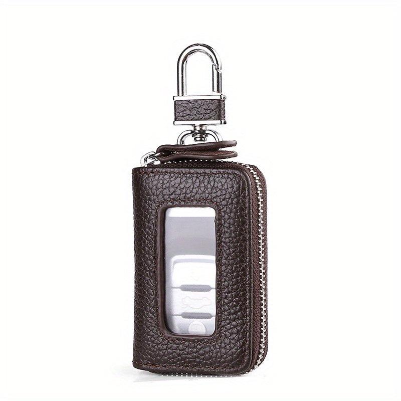Men's Car Key Bag Leather Key Protector Gift