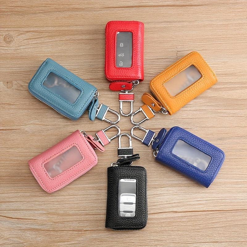Men's Car Key Bag Leather Key Protector Gift