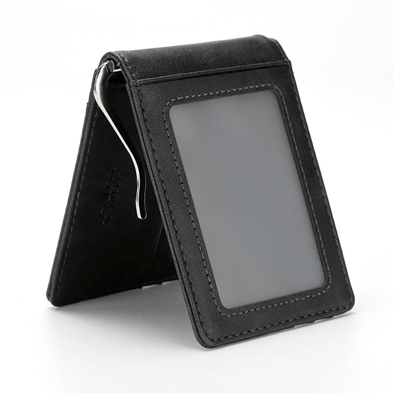 Men's Slim RFID Blocking Leather Wallet