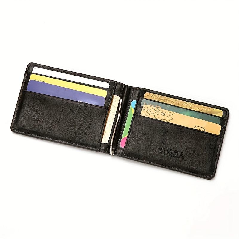 Men's Slim RFID Blocking Leather Wallet