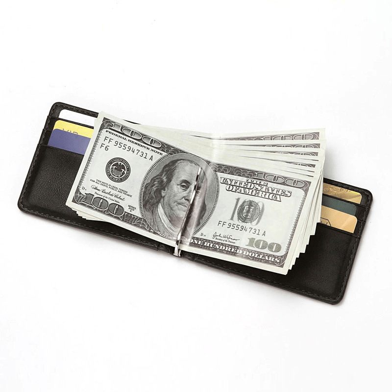 Men's Slim RFID Blocking Leather Wallet