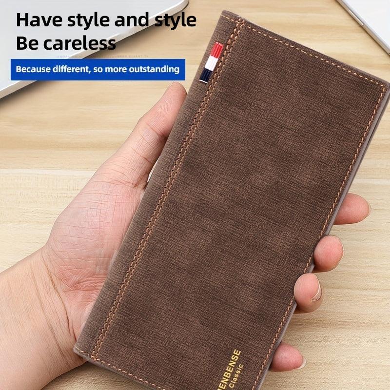 Men's Large Capacity Wallet Business Card Holder