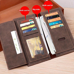 Men's Large Capacity Wallet Business Card Holder