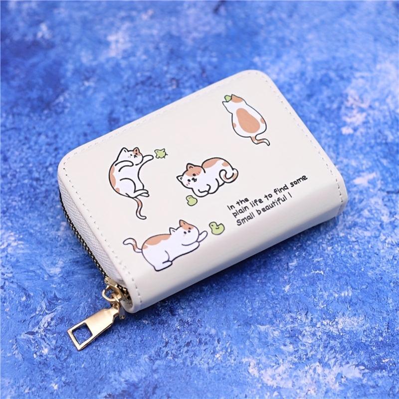 Card Holder Wallet PU Leather Credit Card Case 18 Card Slots Zipper Bag