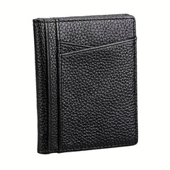 Ultra Thin Cow Leather Wallet Anti Theft Men's Card Bag Real Leather Wallet