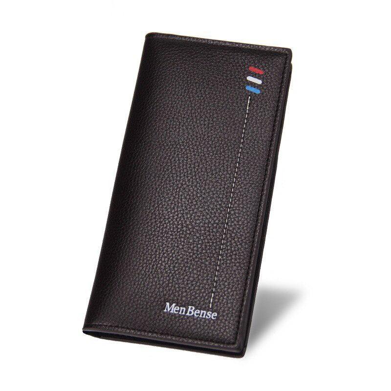 Men's Long Wallet Magnetic Buckle Envelope Large Capacity