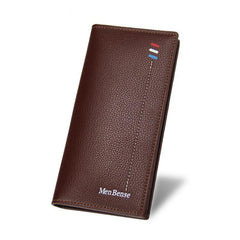 Men's Long Wallet Magnetic Buckle Envelope Large Capacity