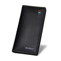 Men's Long Wallet Magnetic Buckle Envelope Large Capacity