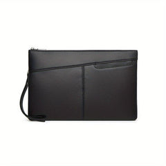 Men's Clutch Bag PU Leather Handbag Wallet Waterproof Business Mobile Phone Bag