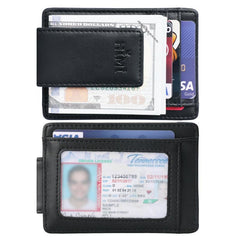 RFID Blocking Money Clip Wallet Men's Minimalist Front Pocket Wallet