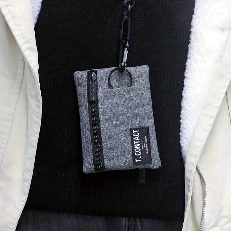 Small Storage Bag Coin Purse With Keychain