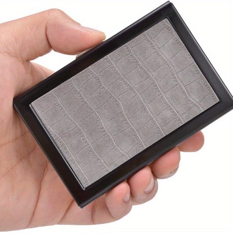 Men's RFID Blocking Credit Card Holder Stainless Steel Card Holder