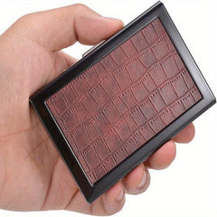 Men's RFID Blocking Credit Card Holder Stainless Steel Card Holder