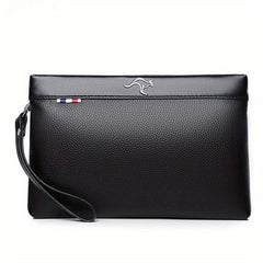 Men's Envelope Clutch Bag Large Capacity PU Handbag For Business