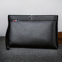 Men's Envelope Clutch Bag Large Capacity PU Handbag For Business