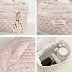 Pattern Cosmetic Bag Portable Travel Makeup Organizer