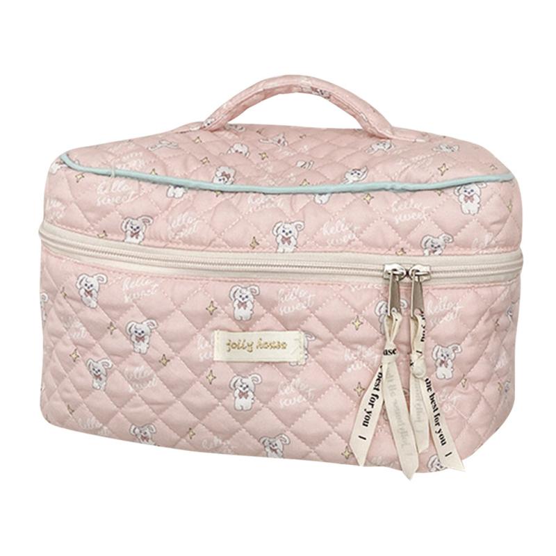 Pattern Cosmetic Bag Portable Travel Makeup Organizer