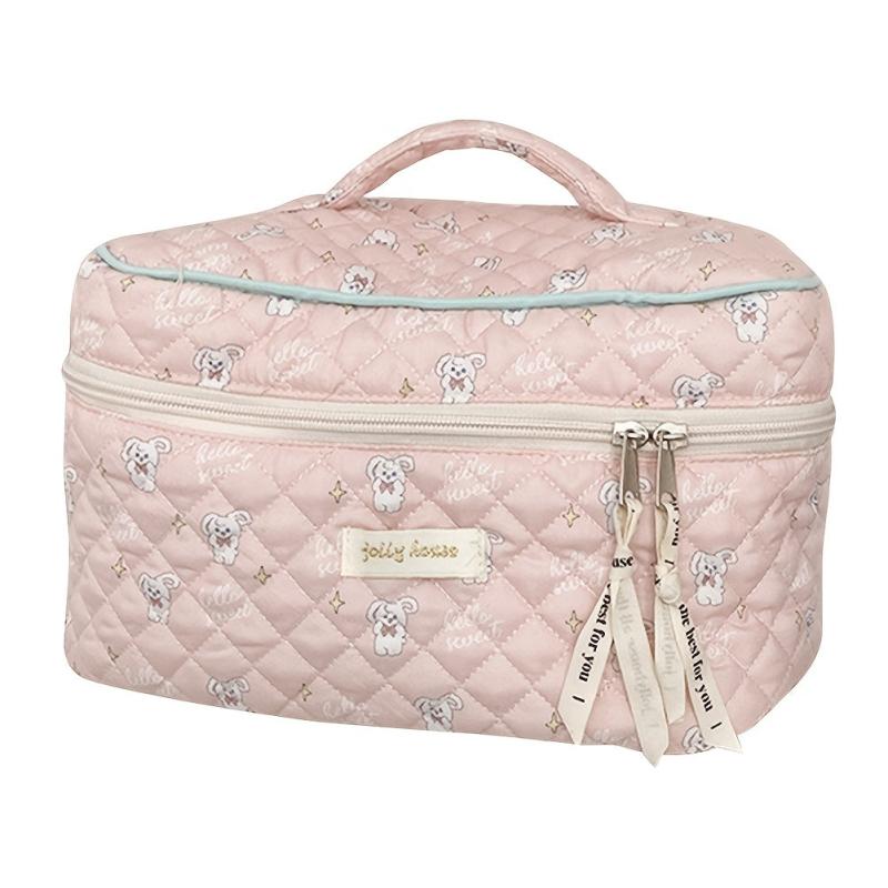 Pattern Cosmetic Bag Portable Travel Makeup Organizer