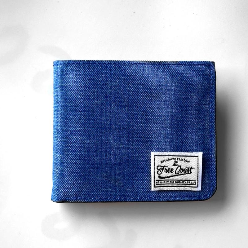 Men's Canvas Short Wallet with Card Slots
