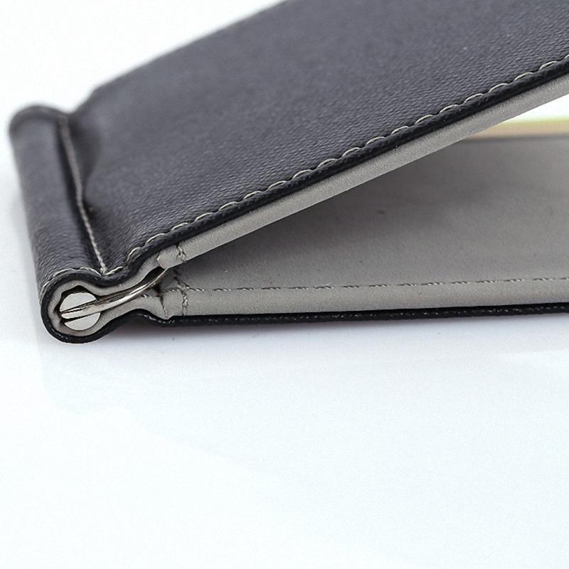 Men's Business PU Leather Short Wallet Credit Card Holder