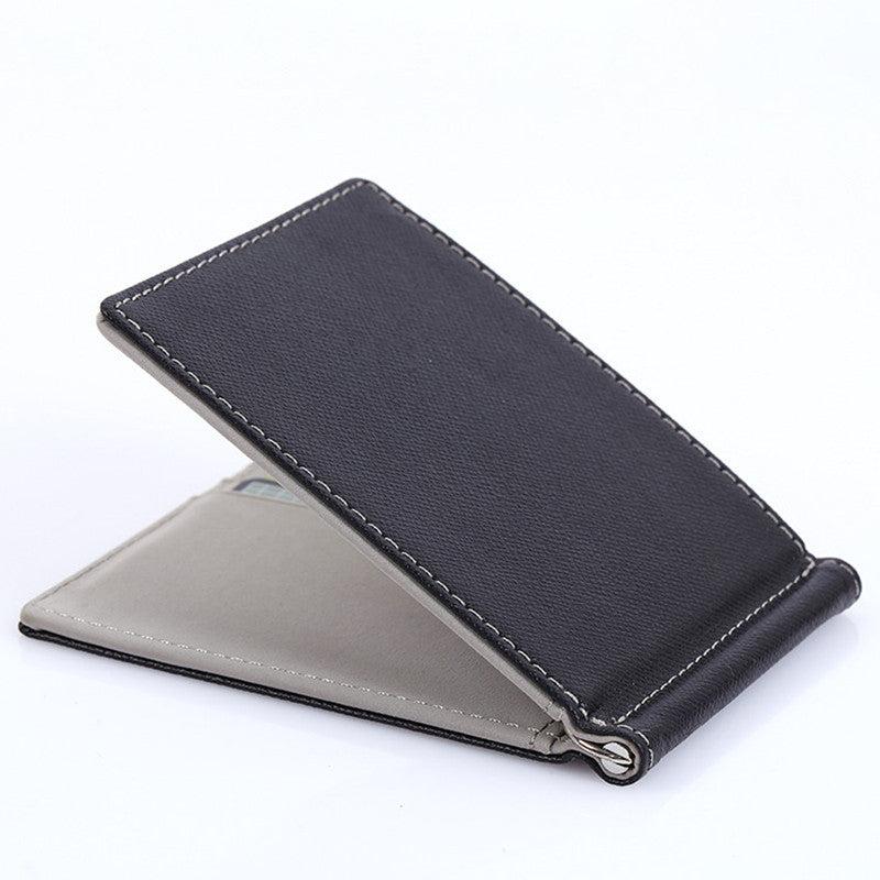 Men's Business PU Leather Short Wallet Credit Card Holder