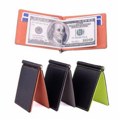 Men's Business PU Leather Short Wallet Credit Card Holder