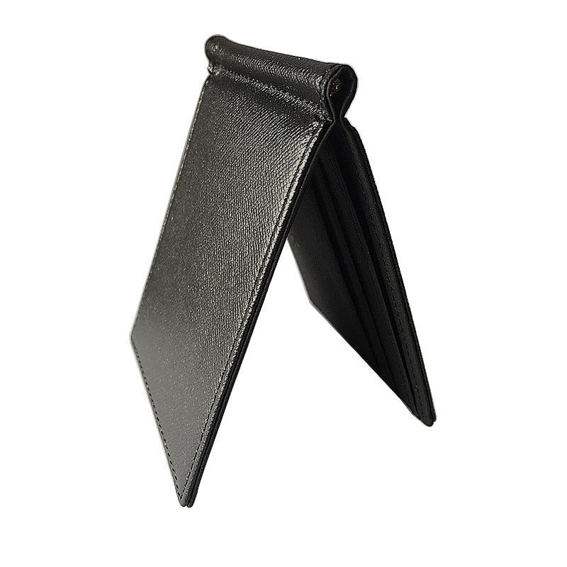 Men's Business PU Leather Short Wallet Credit Card Holder