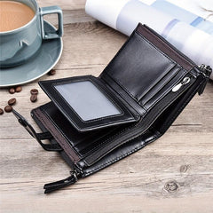 Men's Retro Wallet Multifunctional Money Clip Coin Purse