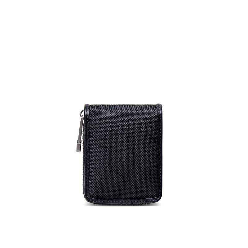 Men's Zippered Credit Card Wallet with Multiple Card Slots