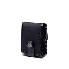Men's Zippered Credit Card Wallet with Multiple Card Slots