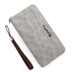 Men's Business Long Wallet Zipper Clutch Bag Mobile Phone Bag