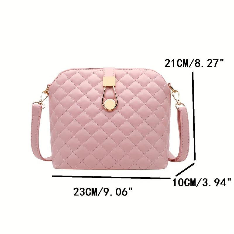 Argyle Crossbody Bag Chain Bag Small Square Bag Versatile Single Shoulder Bag