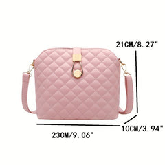 Argyle Crossbody Bag Chain Bag Small Square Bag Versatile Single Shoulder Bag