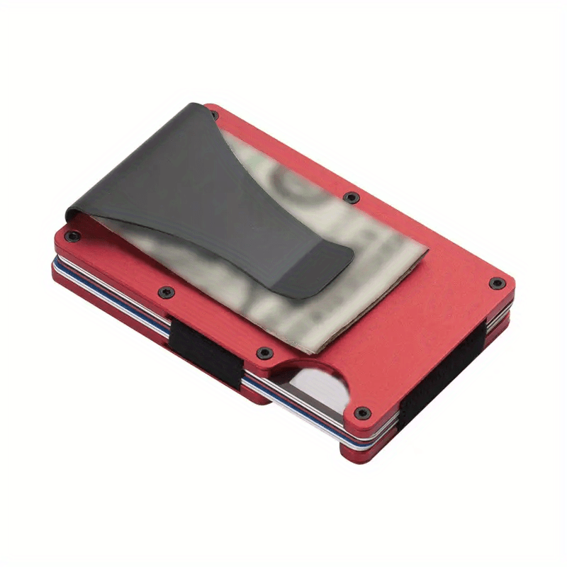 Aluminum Money Clip Wallet RFID Metal Card Holder