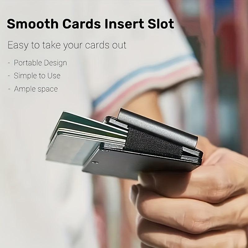 Aluminum Money Clip Wallet RFID Metal Card Holder
