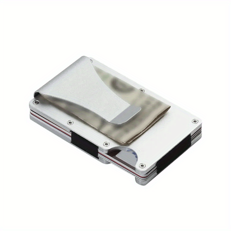 Aluminum Money Clip Wallet RFID Metal Card Holder