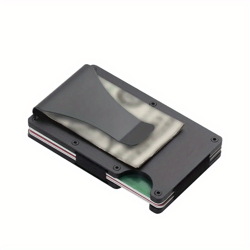 Aluminum Money Clip Wallet RFID Metal Card Holder