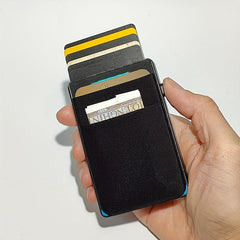 RFID Card Holder Automatic Pop up Credit Card Holder