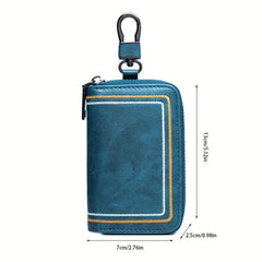 Zipper Keychain Key Bag Multifunctional Car Waist Hanging Key Case