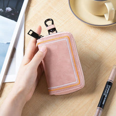 Zipper Keychain Key Bag Multifunctional Car Waist Hanging Key Case