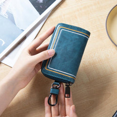 Zipper Keychain Key Bag Multifunctional Car Waist Hanging Key Case